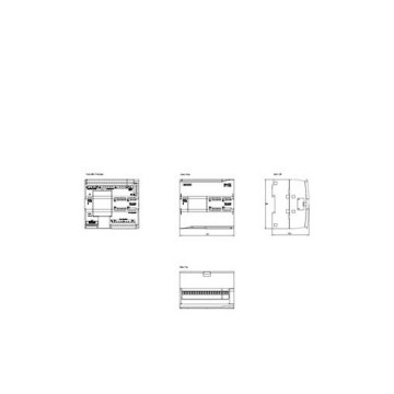 Dispositivo 100% AC SIMATIC S7 1200 CPU 1214C CPU compacta con relé AC DC 6ES7214-1BG40-0XB0