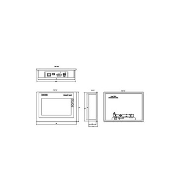 6AV6648-0CC11-3AX0 original SIMATIC HMI SMART 700 IE V3 SMART Panel Toque de operación 7&quot; pantalla TFT de pantalla ancha