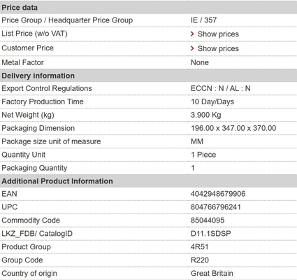 Voltado de entrada 380-480V 0,75KW G120X Convertidor de frecuencia para Siemens 6SL3220-1YE10-0UF0
