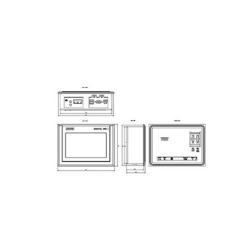 Red Ethernet Original TP700 Comfort Panel inteligente para exteriores 6AV2124-0GC13-0AX0 Toque