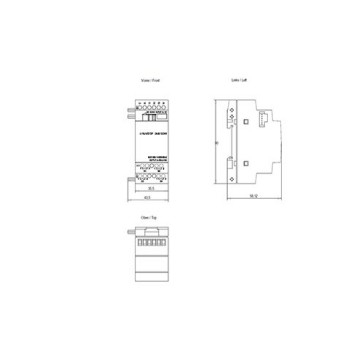 Siemens LOGO DM8 12 24R Módulo de expansión 6ED1055-1MB00-0BA2 Solución B2B versátil