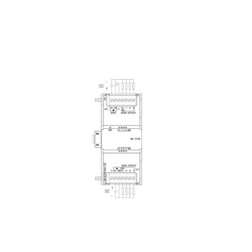 100% original SIMATIC S7-200 SMART salida digital SM DT08 8 DO 24 V transistor de corriente continua 0,75A