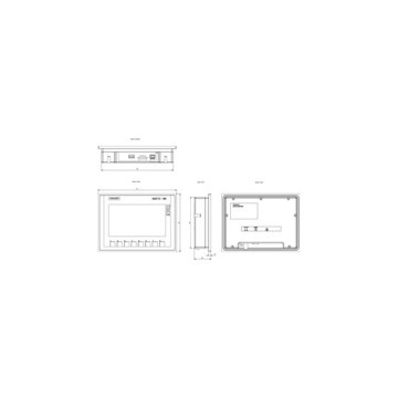 100% toque SIMATIC original para Siemens HMI KTP700 versión básica DP panel delgado 6AV21232GA030AX0