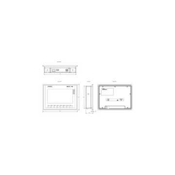 100% de Siemens 6AV2123-2GB03-0AX0 7&quot; con pantalla táctil de interfaz hombre-máquina