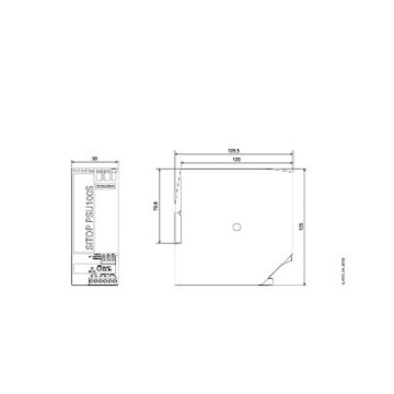 SITOP PSU100S 24V/5A Salida 120/230V CA Entrada 6EP1333-2BA20 para productos industriales