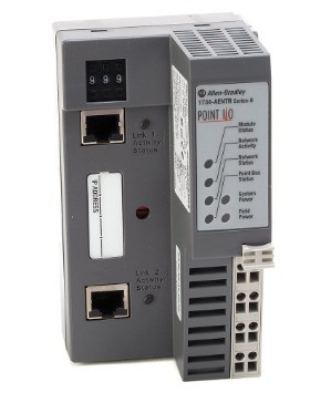 A-B 1734-AENTR Módulo de control PLC PUNTO I/O Adaptador de red de puertos duales personalizado