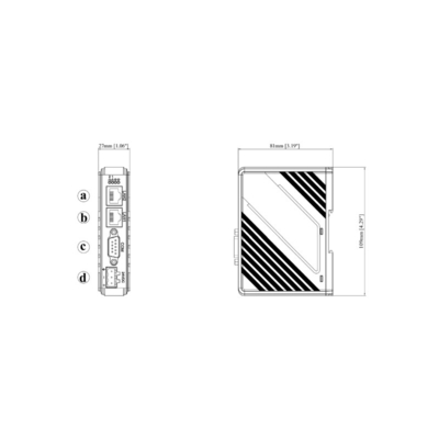 256MB Flash cMT-G01 Diseño delgado y ligero OPC UA MQTT MODBUS TCP/IP Gateway
