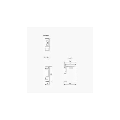 6ES7193-6AS00-0AA0 BusAdapter BA-SEND BA1XFC 1x Conexión de conexión rápida para conexión ET