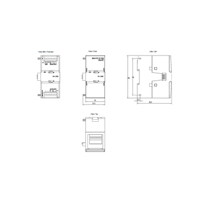 Siemens S7-200SMART módulo de control automático SM AI04 AI 4x12 bits 6ES72883AE040AA0 100% original