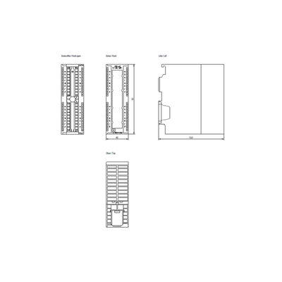 Siemens PLC S7-300 Módulo de expansión DI 32xDC 24V para aplicaciones de la industria de la automatización