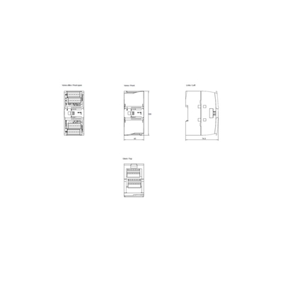 SIMATIC S7-1200 SM 1231 8 AI señal de 12 bits Modulo de entrada analógico Interfaz de comunicación Otros