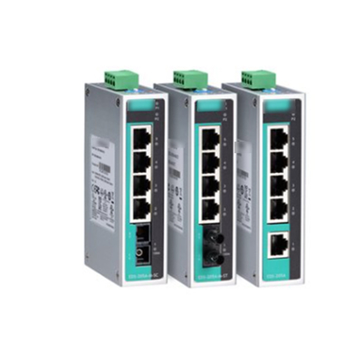 MOXA EDS-205A Interruptor Ethernet no administrado de 5 puertos para la automatización industrial del transporte marítimo