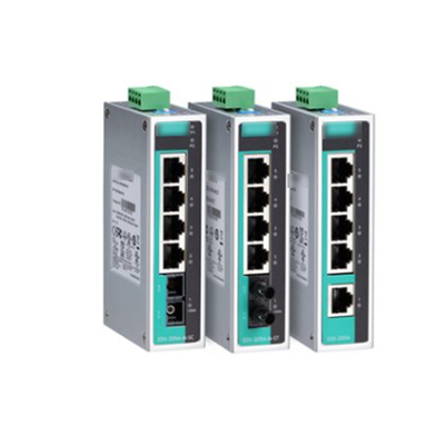 Accesorios para quemadores de gas EDS-205A Conmutador Ethernet industrial no administrado de 5 puertos para MOXA