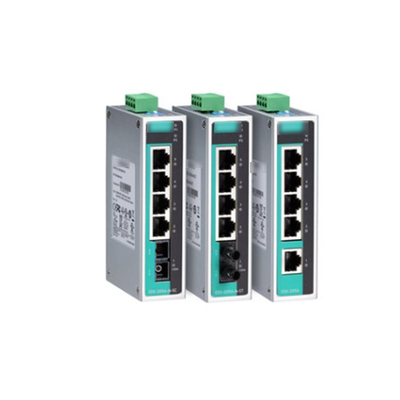Accesorios para quemadores de gas EDS-205A Conmutador Ethernet industrial no administrado de 5 puertos para MOXA