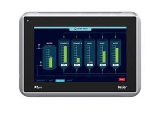 Red de automatización industrial X2 pro 7 Panel de control de pantalla táctil TFT-LCD con 2 Ethernet