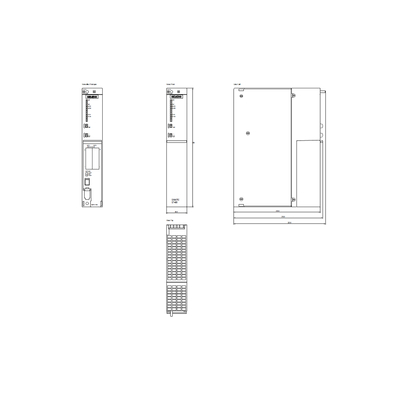 100% de origen SIMATIC S7-400 fuente de alimentación 120/230V UC 5V DC/10A 6ES7407-0KA02-0AA0 para Siemens en stock