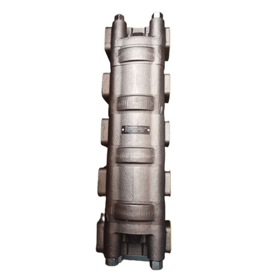 2 secciones motor de engranajes giratorios divisor de flujo hidráulico HDD35.125 con desplazamiento de 125cm3