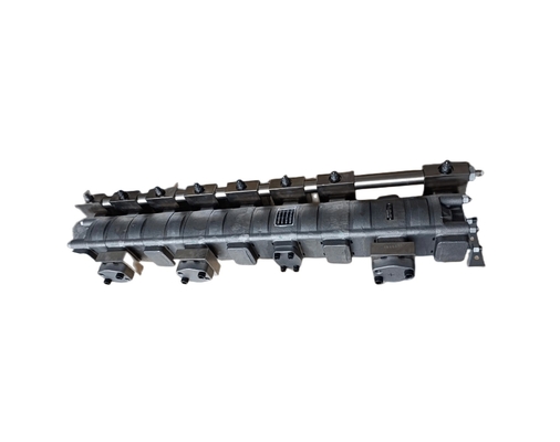 2 secciones motor de engranajes giratorios divisor de flujo hidráulico HDD35.125 con desplazamiento de 125cm3