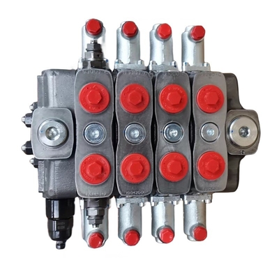 Válvula de control direccional 4 bobinas 150L/min 315bar Control poli hidráulico seccional