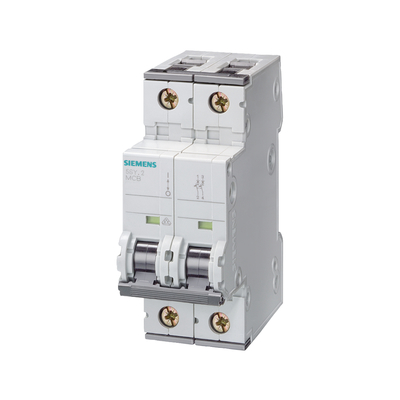 5SY4 Interruptor de circuito en miniatura 400V 10kA 2 polos C 16A 5SY42167CC para el plazo de envío FOB