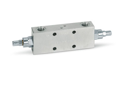 VBCD 3/8&quot; DE/FL Válvulas sobrecentral Válvula de contrapeso para presión máxima de 350 bar