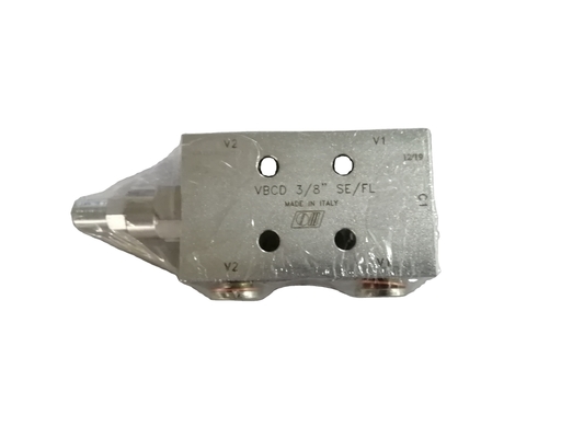 VBCD 3/8&quot; DE/FL Válvulas sobrecentral Válvula de contrapeso para presión máxima de 350 bar