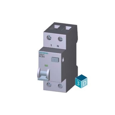 Siemens 5SU1353-1KK16 FI/LS AC 30MA 1 N-P C16 4.5KA Conjunto de interruptor de corriente residual MCB