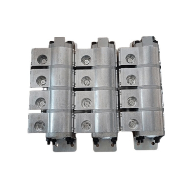 Divididor de flujo PLD20/4/CS-GE/14-GD/*4 con tamaño 480*120*130 mm y motor de engranajes síncrono