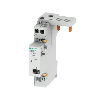 Bloque de interruptores de seguridad contra incendios AFDD 1-16A 230V para interruptores de circuito Siemens 5SM6021-2 Probado
