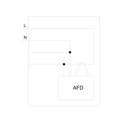 Bloque de interruptores de seguridad contra incendios AFDD 1-16A 230V para interruptores de circuito Siemens 5SM6021-2 Probado