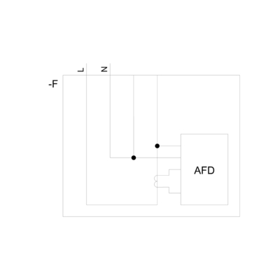 Bloque de interruptores de seguridad contra incendios AFDD 1-16A 230V para interruptores de circuito Siemens 5SM6021-2 Probado