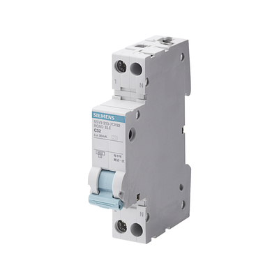 Interruptor de protección contra corrientes residuales compacto 1P N tipo AC 30 mA 5SV9313-1CN25 para Siemens