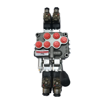 Válvula direccional de flujo eléctricamente controlada de 5 maniobras para presión hidráulica de 45 L/MIN