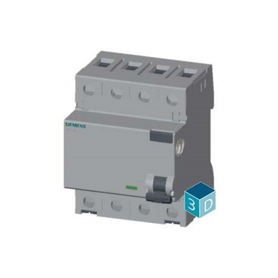 Siemens 5SV3646-6 Interfaz de comunicación del interruptor de circuito de funcionamiento de corriente residual