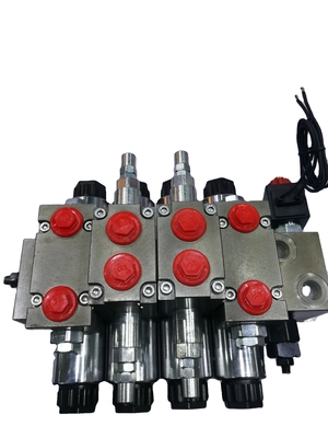 Válvula direccional de flujo eléctricamente controlada de 5 maniobras para presión hidráulica de 45 L/MIN