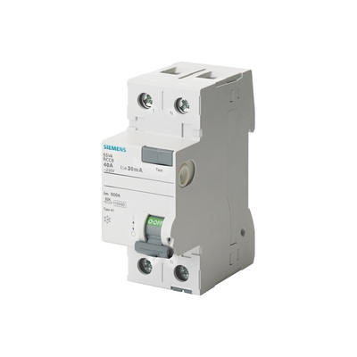 Siemens 5SV4614-0 Interruptor de corriente de cambio residual de tipo de 2 polos 40A 300mA Un AC 230V
