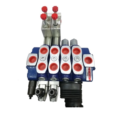 Tipo de válvulas direccionales hidráulicas 8 bobinas 80L/min Flujo máxima de presión 315BAR