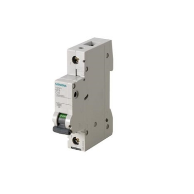Siemens 5SN6110-7CN 230/400V 6kA 1-pólico C 10 A interruptor de circuito Peso neto kg 0,261 Kg
