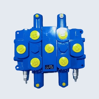 350L/min Estructura del tubo 2 bobinas Válvulas de control seccionales de piloto hidráulico Presión 315bar
