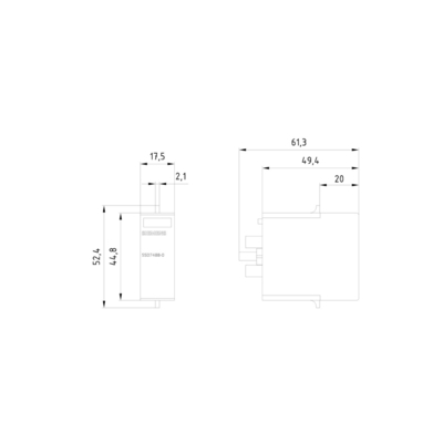 5SD74880CC PLUG M o C/T2/II 350 V 40 kA N-PE para la interfaz de comunicación de Siemens