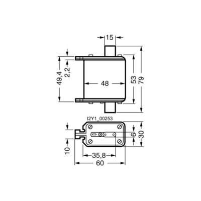 Distribución de energía de baja tensión Siemens 3NE8018-1 Tipo de fusible de cuchillo de automatización industrial
