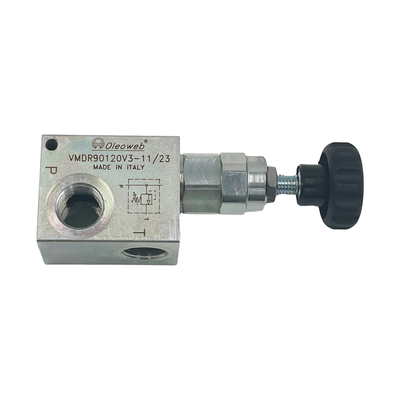 VMDR90120 válvula de control de presión válvulas de alivio de tipo roscado con rango de 50 a 250 bar