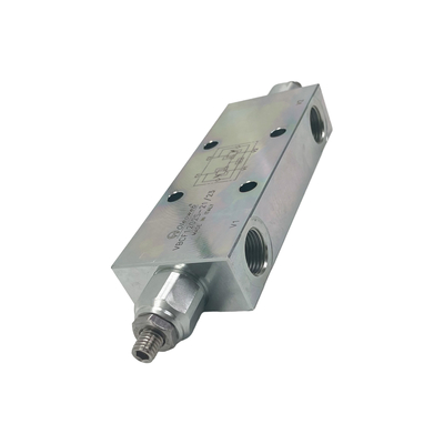 Válvula de equilibrio hidráulica para cilindros VBCF1202S con válvula central abierta 243*59*29mm