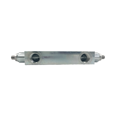 Válvula de equilibrio hidráulica para cilindros VBCF1202S con válvula central abierta 243*59*29mm