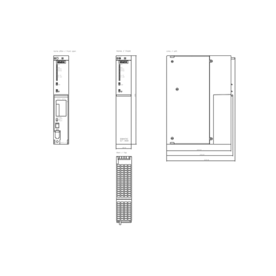 Controlador programable con PLC SIMATIC S7-400 PS 405 10A 6ES7405-0KA02-0AA0 para Siemens