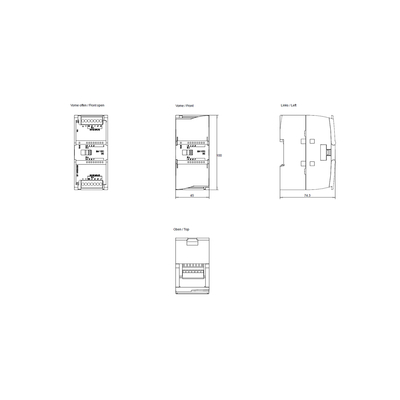 Módulo de expansión de PLC de marca SIMATIC S7-1200 SM 1221 para Siemens Automation Industrial