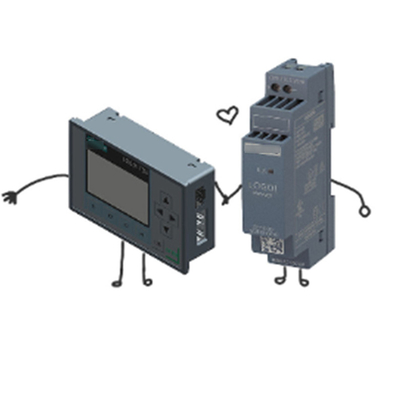 LOGO AM2 AQ Modulo de expansión analógica de 0-10V Controlador programable para maquinaria estándar