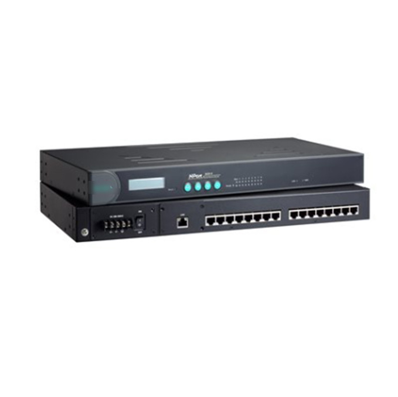 Fácil de MOXA 8 y 16 puertos RS-232/422/485 Servidor Serial montado en el rack para profesionales