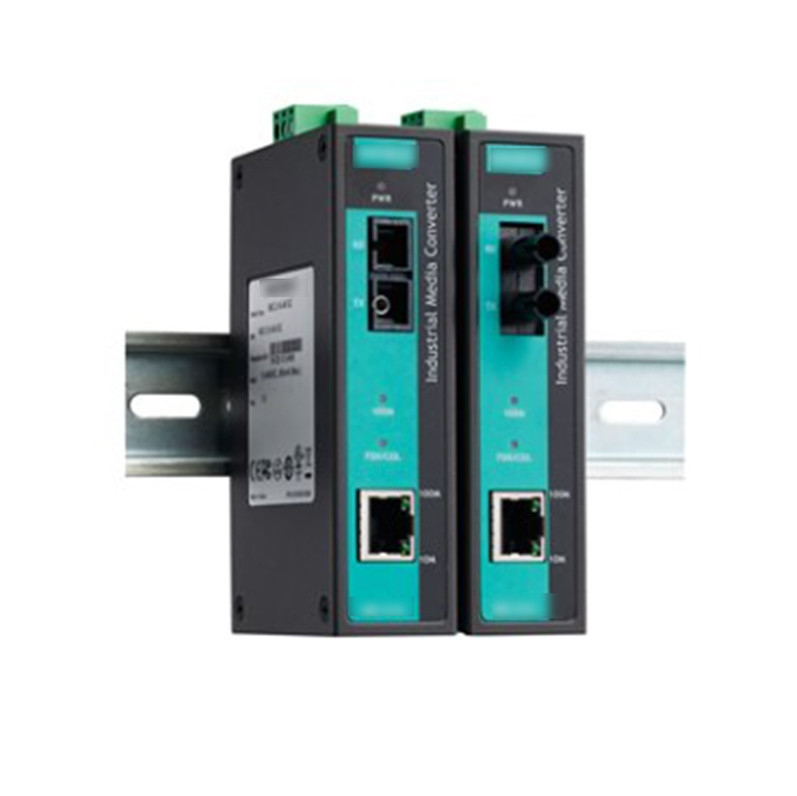 MOXA Grado industrial 10/100BaseT X a 100BaseFX Fotoconvertidor amigable IMC-21A-S-SC
