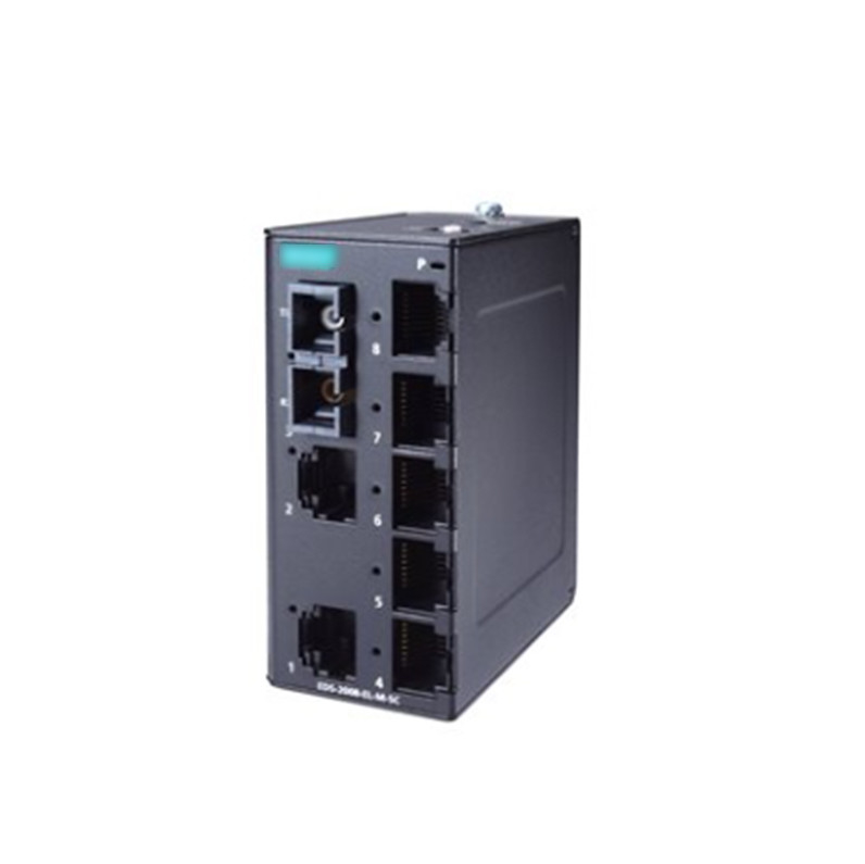 MOXA EDS-2008-EL Interruptor Ethernet no administrado de 8 puertos para soluciones de automatización industrial